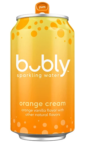 Bubly Orange Cream Can